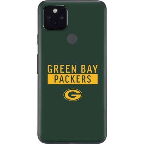NFL Green Bay Packers Green Performance Series Google Pixel 5a Skin